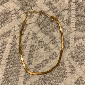 Vanessa Mooney Gold Choker Necklace